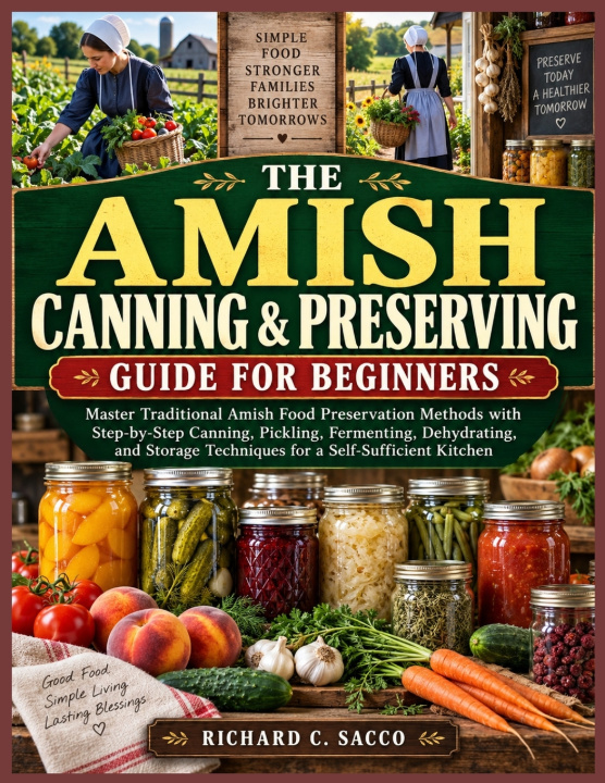 Book The Amish Canning & Preserving Guide for Beginners Richard C. Sacco