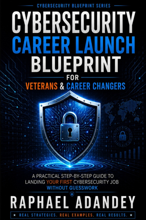 Buch Cybersecurity Career Launch Blueprint for Veterans & Career Changers Raphael Adandey