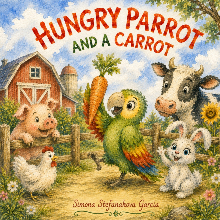 Buch Hungry Parrot and a Carrot Simona Stefanakova Garcia