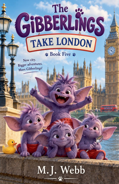 Könyv The Gibberlings Take London M. J. Webb
