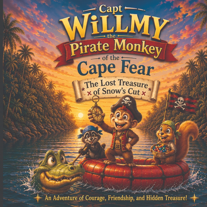 Buch Captain Wilmy the Pirate Monkey of the Cape Fear John Kmetz