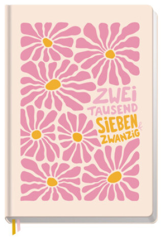 Kalender/Terminbuch Häfft-Timer 26/27 A5 - Jugendkalender [Pink Flowers] Andreas Reiter