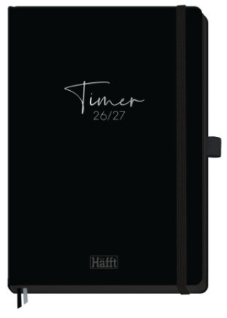 Kalender/Terminbuch Häfft-Timer Deluxe 26/27 A5 - Jugendkalender [Black Edition] Andreas Reiter