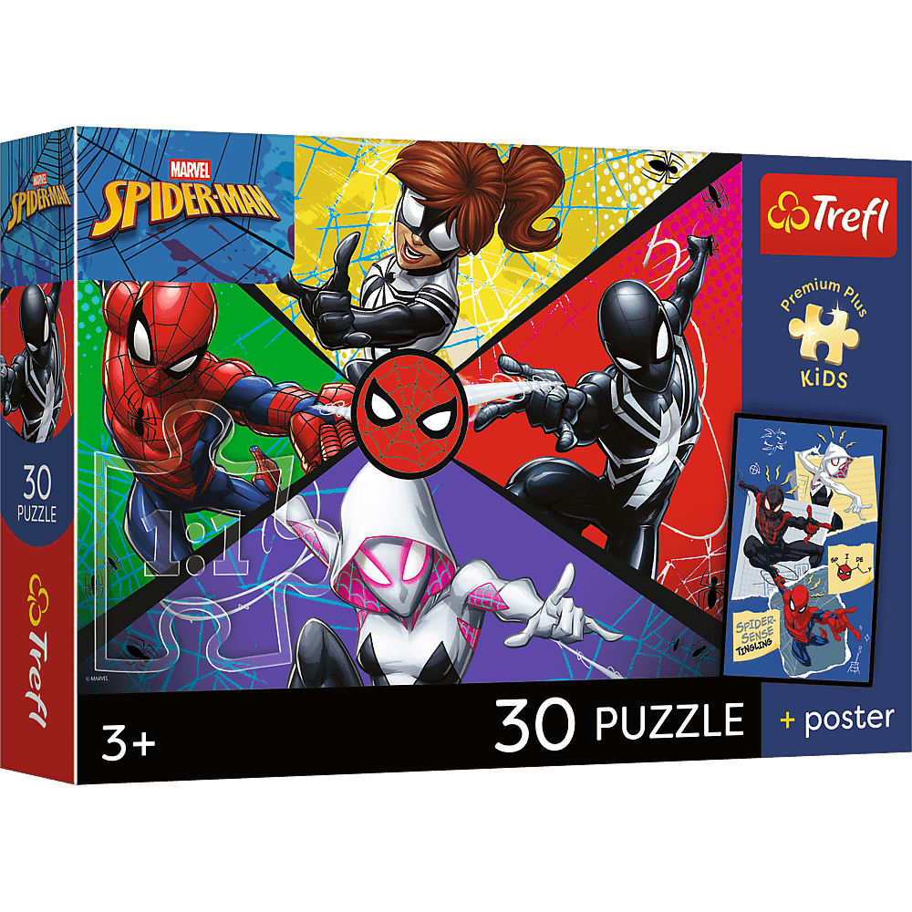 Igra/Igrača Puzzle 30 Trefl Premium Plus Kids Pajęcza moc Marvel 18349 