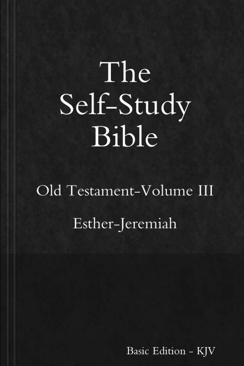 Knjiga Self-Study Bible - Old Testament - Volume III Jesse Jackson
