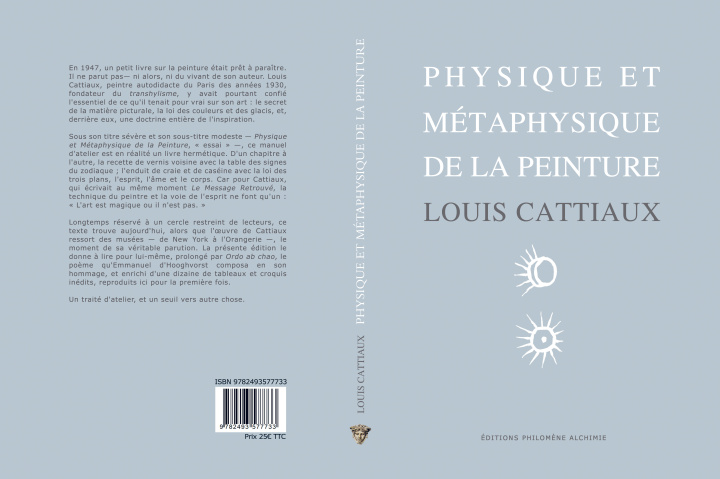 Buch Physique et Métaphysique de la Peinture CATTIAUX