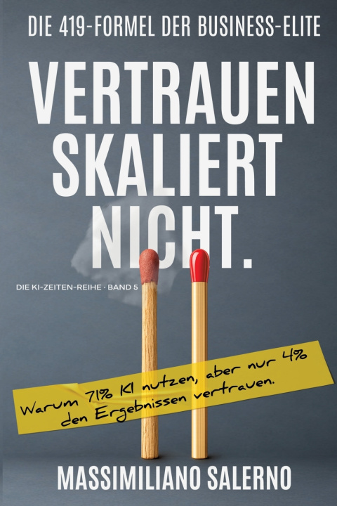 Buch VERTRAUEN SKALIERT NICHT Massimiliano Salerno