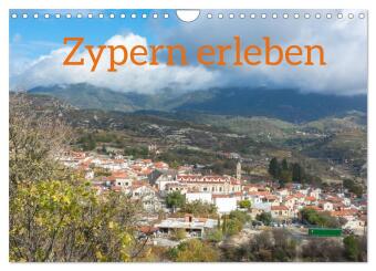 Calendário/Diário Zypern erleben (Wandkalender 2027 DIN A4 quer), CALVENDO Monatskalender Calvendo