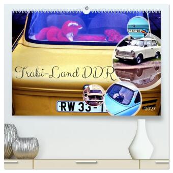 Naptár/Határidőnapló Trabi-Land DDR (hochwertiger Premium Wandkalender 2027 DIN A2 quer), Kunstdruck in Hochglanz Calvendo