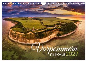 Naptár/Határidőnapló Vorpommern im Fokus (Wandkalender 2027 DIN A4 quer), CALVENDO Monatskalender Calvendo