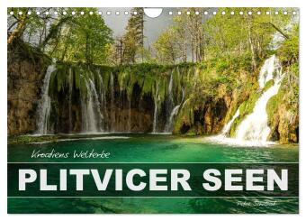 Kalender/Terminbuch Welterbe in Kroatien - Plitvicer Seen (Wandkalender 2027 DIN A4 quer), CALVENDO Monatskalender Calvendo