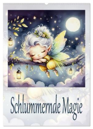 Naptár/Határidőnapló Schlummernde Magie (Wandkalender 2027 DIN A2 hoch), CALVENDO Monatskalender Calvendo