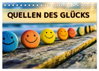 Calendário/Diário Quellen des Glücks (Tischkalender 2027 DIN A5 quer), CALVENDO Monatskalender Calvendo