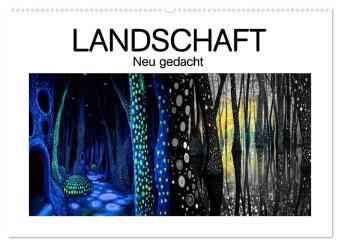 Kalender/Terminbuch Landschaft - Neu gedacht (Wandkalender 2027 DIN A2 quer), CALVENDO Monatskalender Calvendo