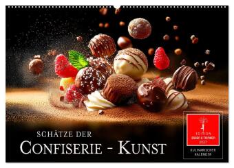 Calendario/Agenda Schätze der Confiserie Kunst (Wandkalender 2027 DIN A2 quer), CALVENDO Monatskalender Calvendo