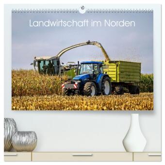 Kalender/agenda Landwirtschaft im Norden (hochwertiger Premium Wandkalender 2027 DIN A2 quer), Kunstdruck in Hochglanz Calvendo