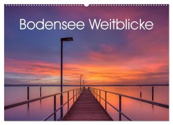 Naptár/Határidőnapló Bodensee Weitblicke (Wandkalender 2027 DIN A2 quer), CALVENDO Monatskalender Calvendo