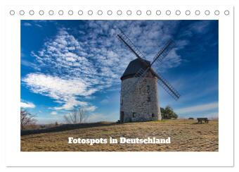 Kalender/Terminbuch Fotospots in Deutschland (Tischkalender 2027 DIN A5 quer), CALVENDO Monatskalender Calvendo