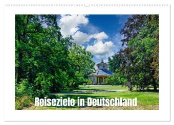 Kalender/Terminbuch Reiseziele in Deutschland (Wandkalender 2027 DIN A2 quer), CALVENDO Monatskalender Calvendo
