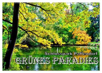 Kalender/Terminbuch Grünes Paradies - Schlosspark Paffendorf (Wandkalender 2027 DIN A2 quer), CALVENDO Monatskalender Calvendo
