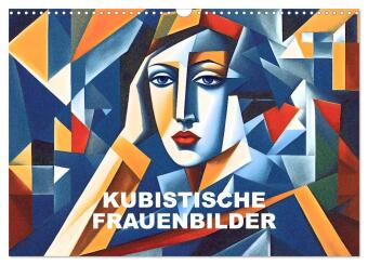 Kalendář/Diář Kubistische Frauen Bilder (Wandkalender 2027 DIN A3 quer), CALVENDO Monatskalender Calvendo