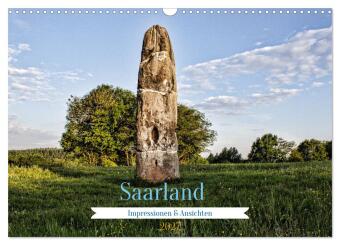 Naptár/Határidőnapló Saarland Impressionen & Ansichten (Wandkalender 2027 DIN A3 quer), CALVENDO Monatskalender Calvendo