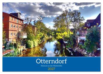 Naptár/Határidőnapló Otterndorf - Kleinod an der Niederelbe (Wandkalender 2027 DIN A2 quer), CALVENDO Monatskalender Calvendo