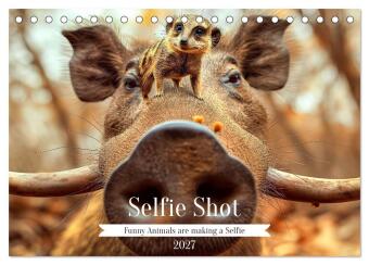 Kalender/agenda Selfie Shot (Desk Calendar 2027 DIN A5 landscape), CALVENDO 12 Month DeskCalendar Calvendo
