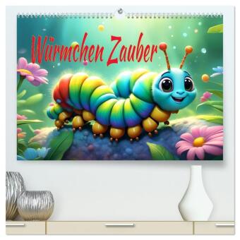 Kalender/Terminbuch Würmchen Zauber (hochwertiger Premium Wandkalender 2027 DIN A2 quer), Kunstdruck in Hochglanz Calvendo