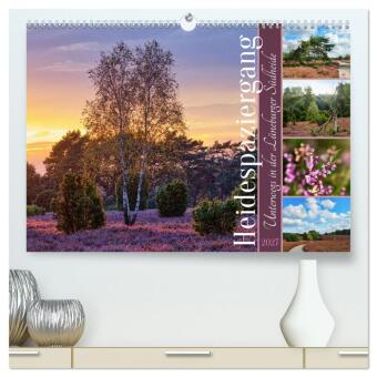 Kalender/Terminbuch Heidespaziergang (hochwertiger Premium Wandkalender 2027 DIN A2 quer), Kunstdruck in Hochglanz Calvendo