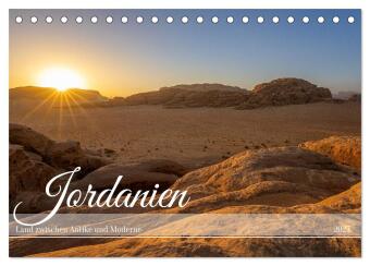 Kalendář/Diář Jordanien - Land zwischen Antike und Moderne (Tischkalender 2027 DIN A5 quer), CALVENDO Monatskalender Calvendo