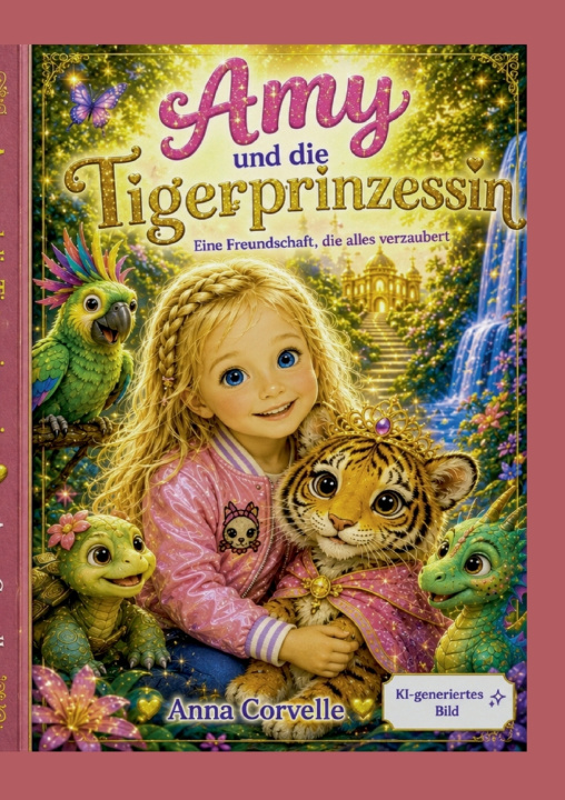 Livro Amy und die Tigerprinzessin Anna Corvelle