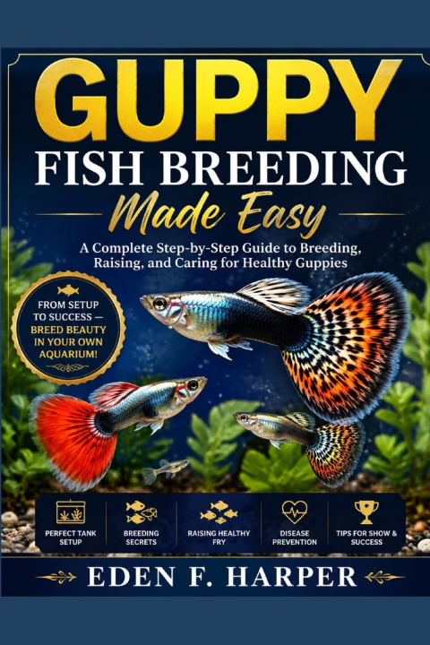 Knjiga GUPPY FISH BREEDING MADE EASY EDEN F. HARPER