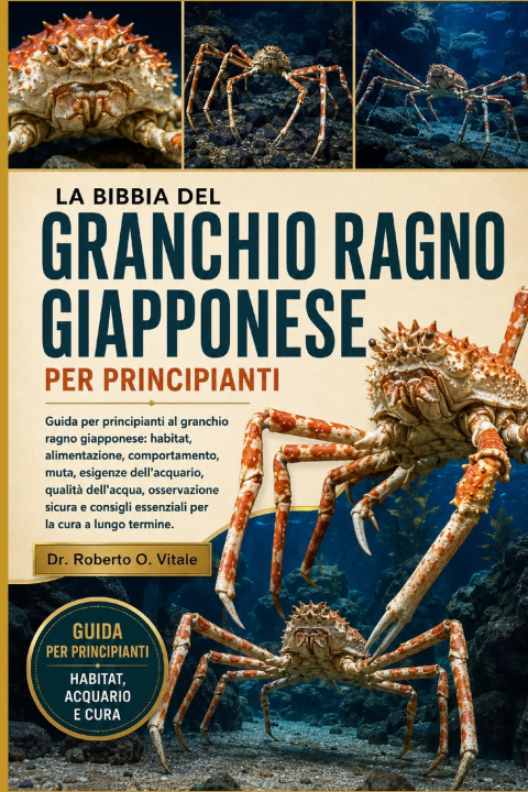 Libro LA BIBBIA DEL GRANCHIO RAGNO GIAPPONESE PER PRINCIPIANTI Dr. Roberto O. Vitale