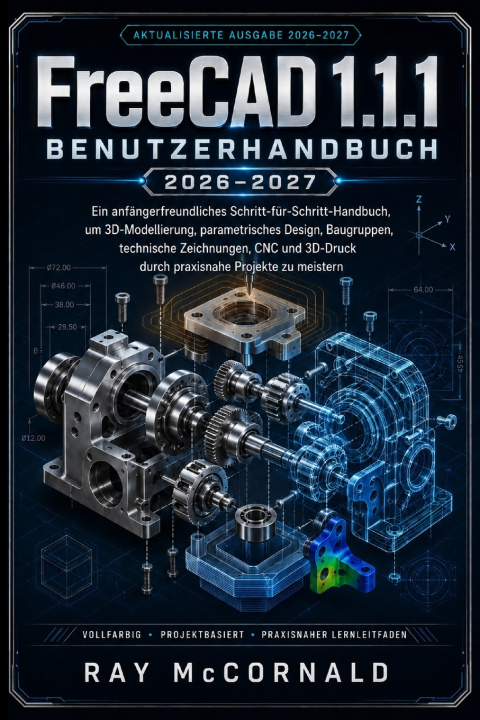 Buch FreeCAD 1.1.1 Benutzerhandbuch 2026-2027 Ray McCornald