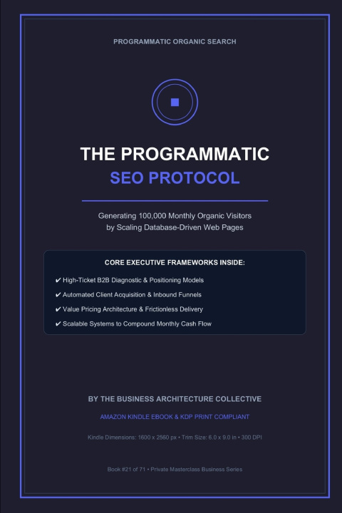 Könyv THE PROGRAMMATIC SEO PROTOCOL Mahmoud Alawneh