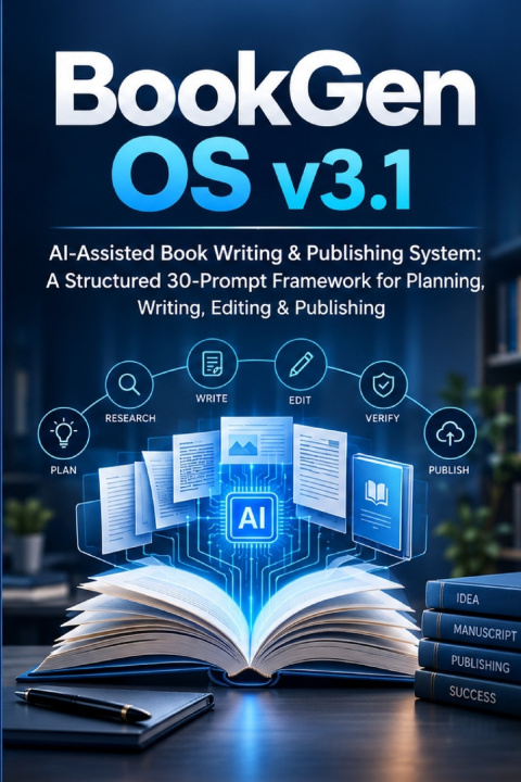 Buch BookGen OS v3.1 - Complete AI Book Writing & Publishing Guide De Kings Print