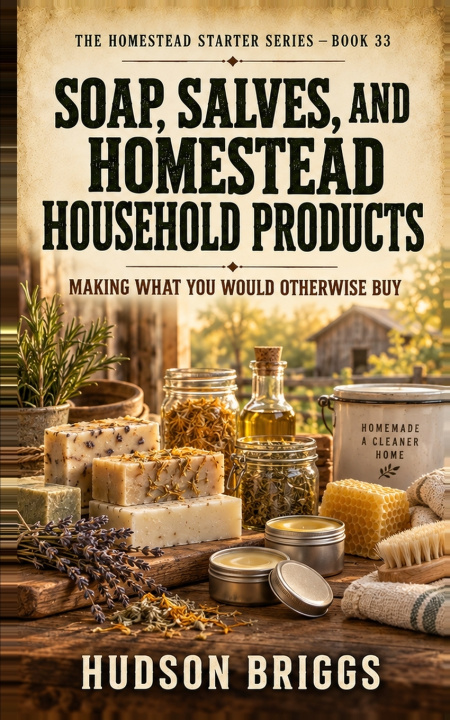 Könyv Soap, Salves, and Homestead Household Products Hudson Briggs