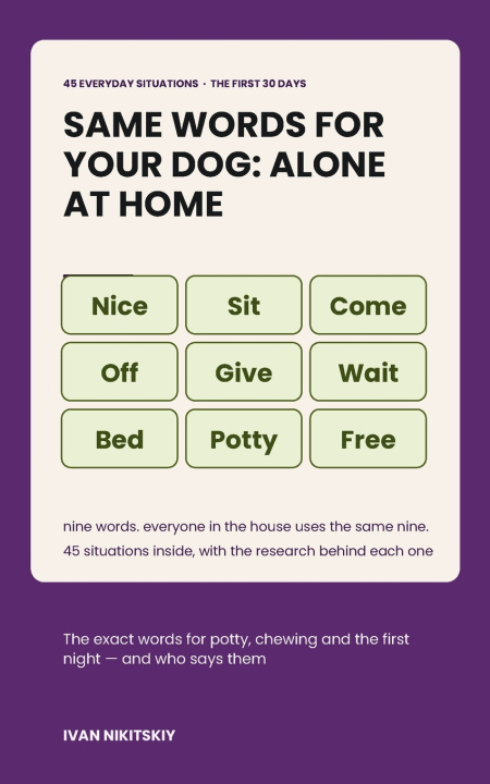 Könyv Same Words for Your Dog Ivan Nikitskiy