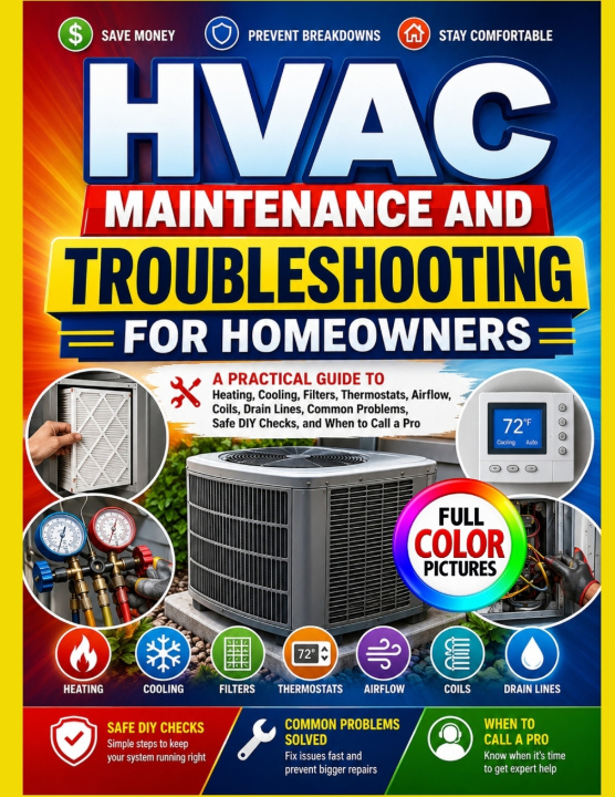 Buch HVAC MAINTENANCE AND TROUBLESHOOTING FOR HOMEOWNERS Jens Sandgreen