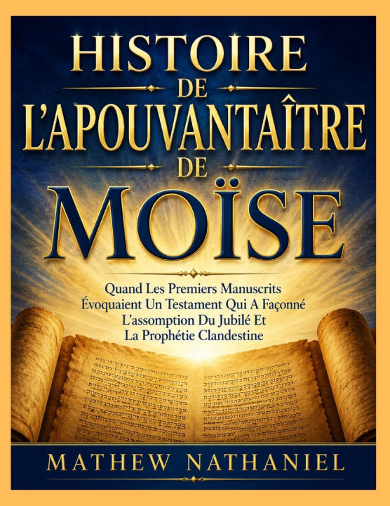 Libro HISTOIRE DE L'APOUVANTAÎTRE DE MOÏSE MATHEW NATHANIEL