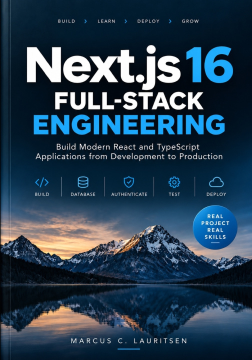 Book Next.js 16 Full-Stack Engineering Marcus C. Lauritsen