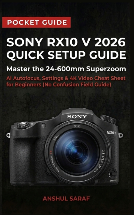 Livro Sony RX10 V 2026 Quick Setup Guide Anshul Saraf
