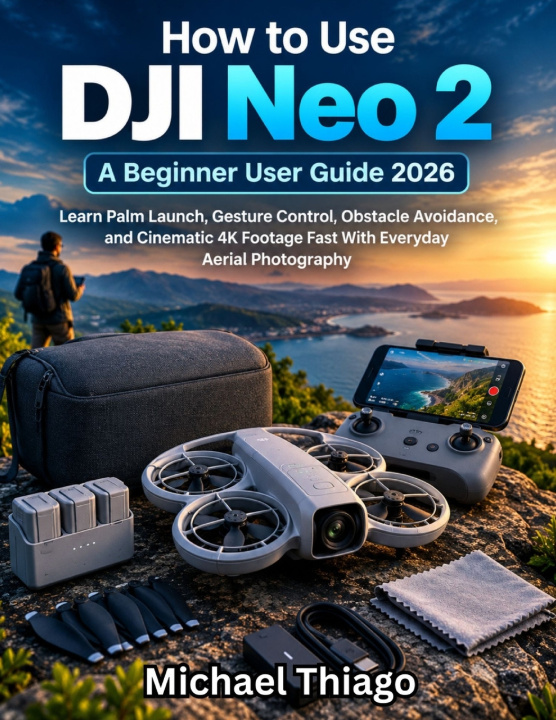 Kniha How to Use DJI Neo 2 Michael Thiago