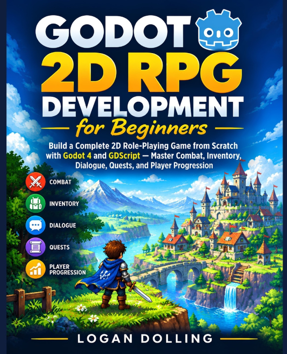 Kniha Godot 2D RPG Development for Beginners Logan Dolling