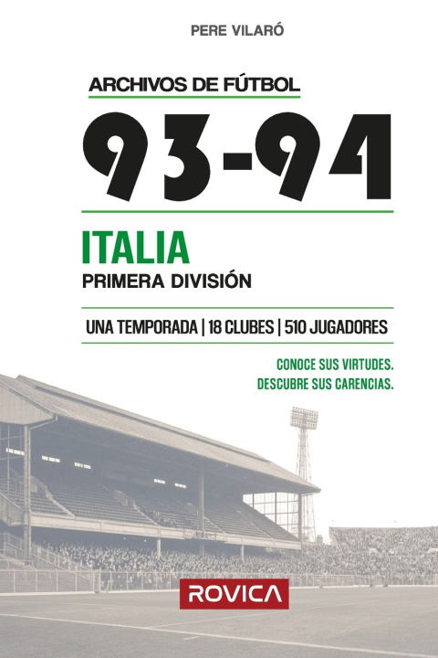 Knjiga 93-94 Italia - Primera División Pere Vilaró