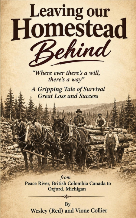 Libro Leaving our Homestead Behind Wesley and Vione Collier