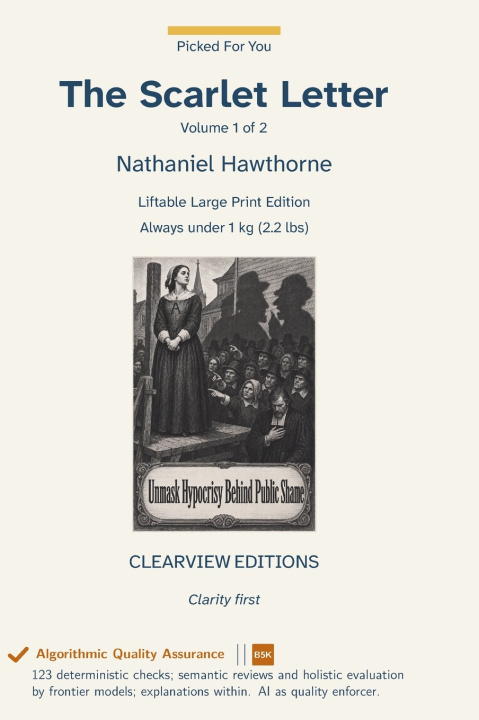 Книга The Scarlet Letter - Volume 1 of 2 Nathaniel Hawthorne