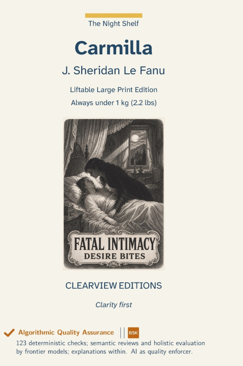 Knjiga Carmilla J. Sheridan Le Fanu