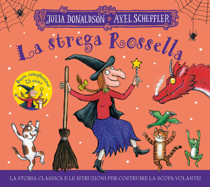 Libro strega Rossella. 25 anni Julia Donaldson